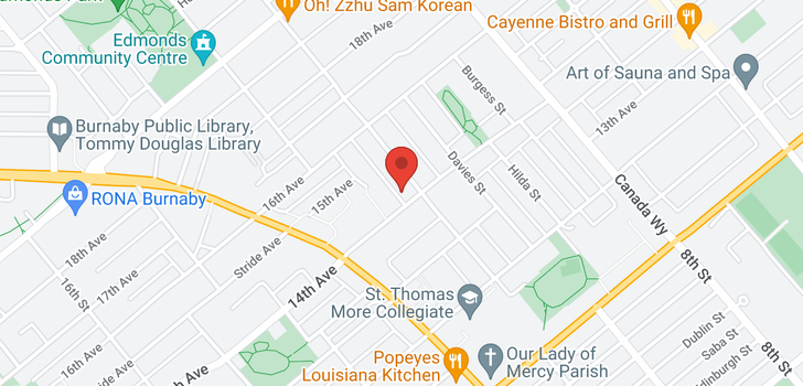 map of 7483 14TH AVENUE